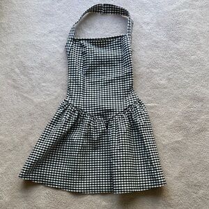 Women’s Gingham Halter Dress